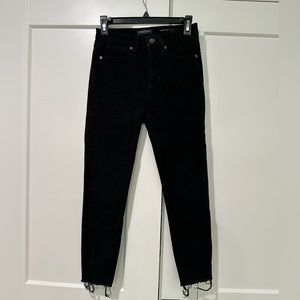 Banana Republic Petite Skinny Jeans with frayed edge